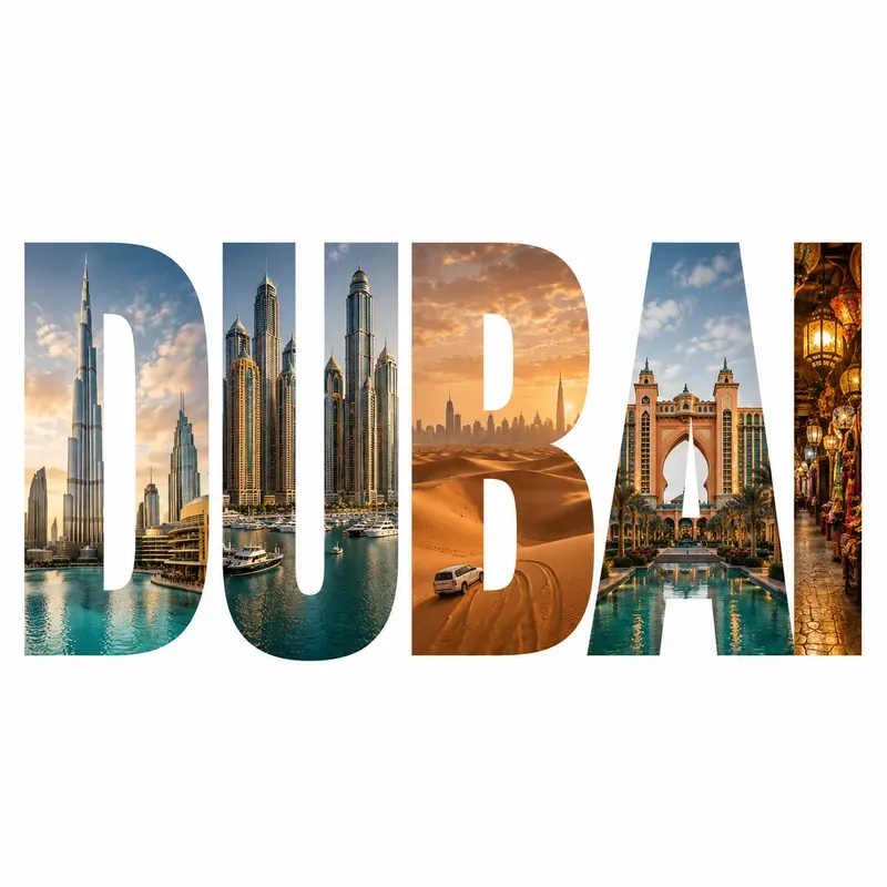 Iconic City Photo Typographies