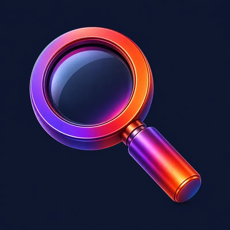 3D Pearlescent Matte Metal Icons