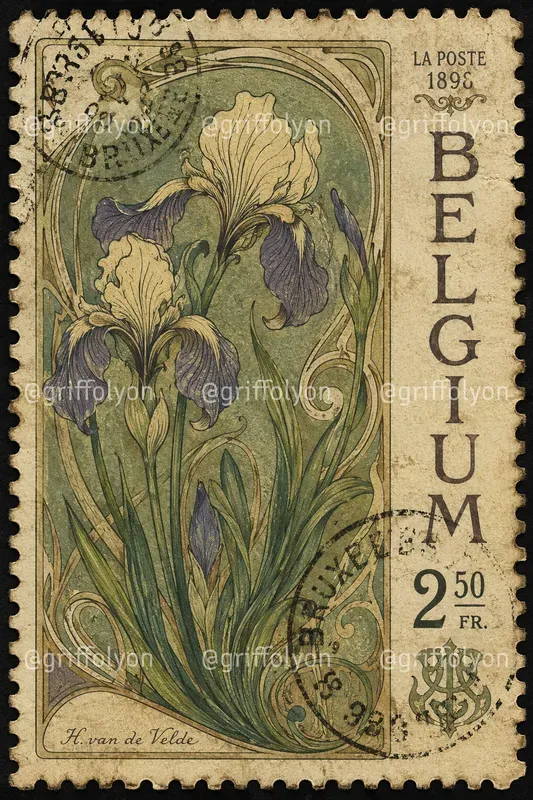 Vintage Poster Stamp Generator