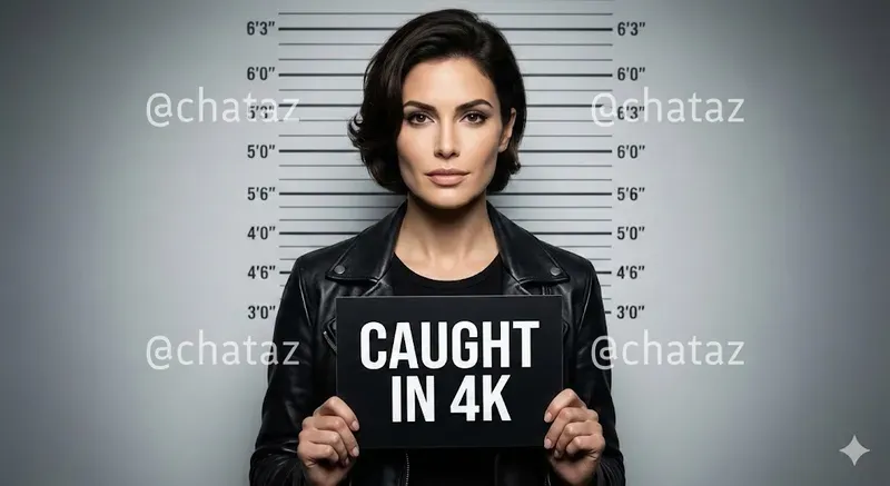 Photorealistic Fashion Mugshot Portraits