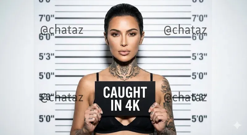 Photorealistic Fashion Mugshot Portraits