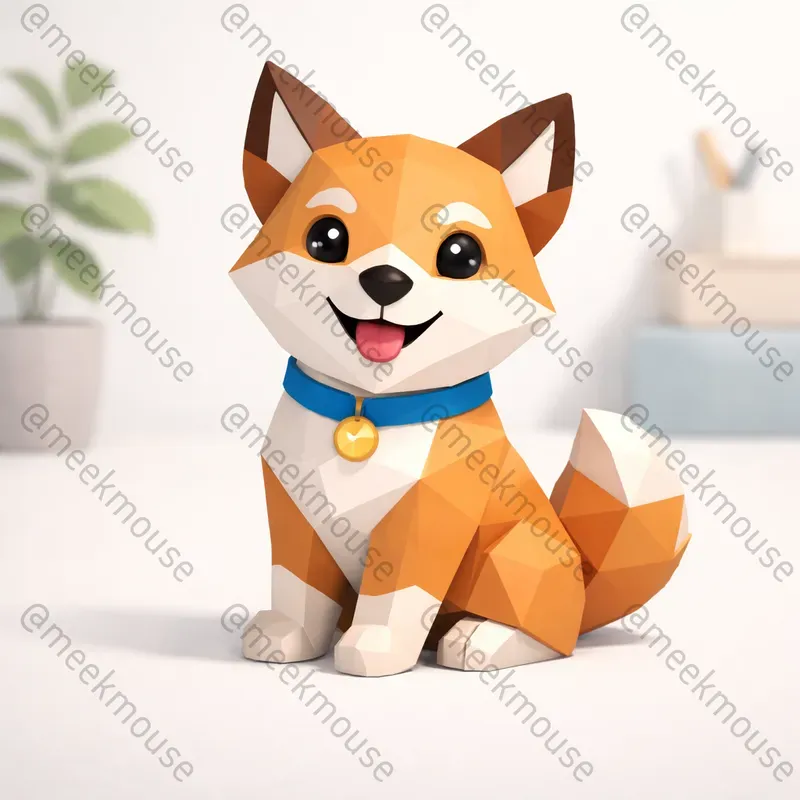 Low Poly Animal Mascot Generator
