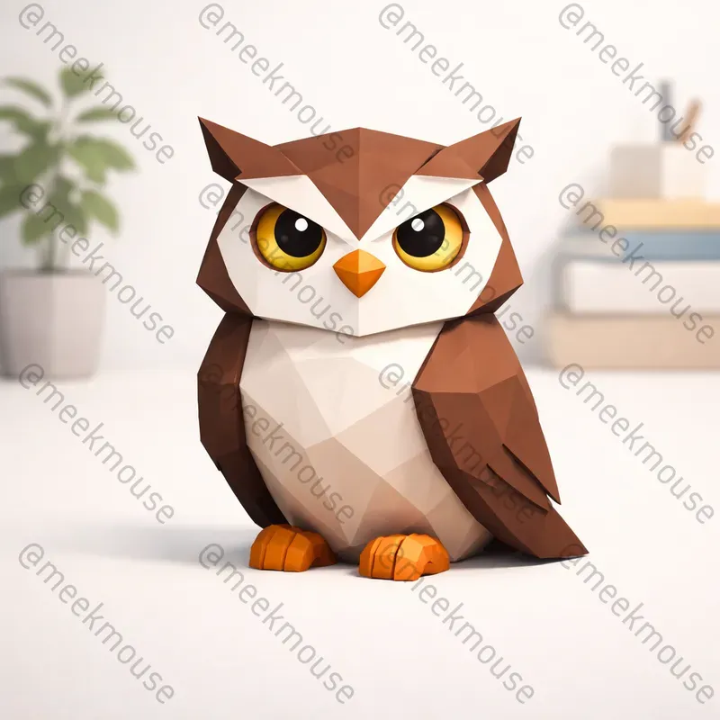 Low Poly Animal Mascot Generator