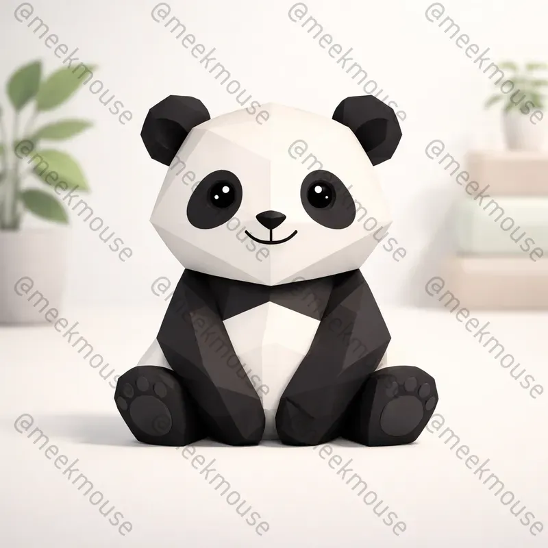 Low Poly Animal Mascot Generator