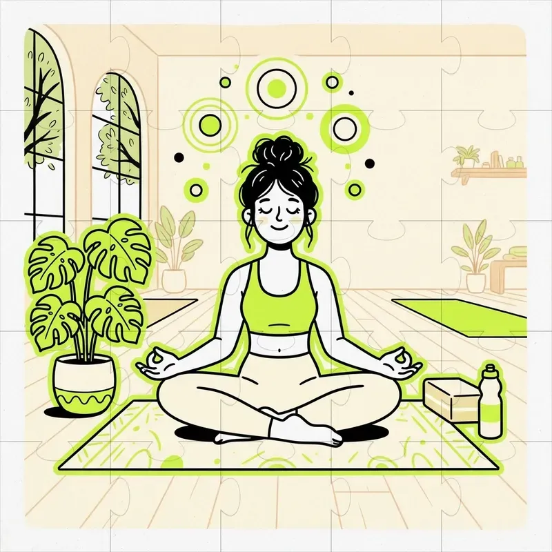 Green Outline Vector Art