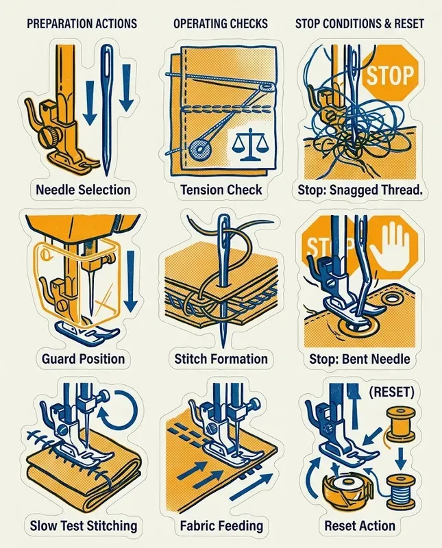 Tool Safety Sequence Stickers