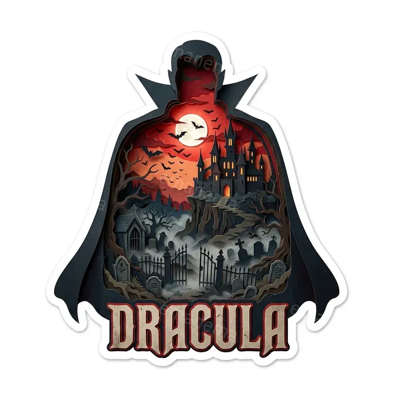 Dark Silhouette Stickers