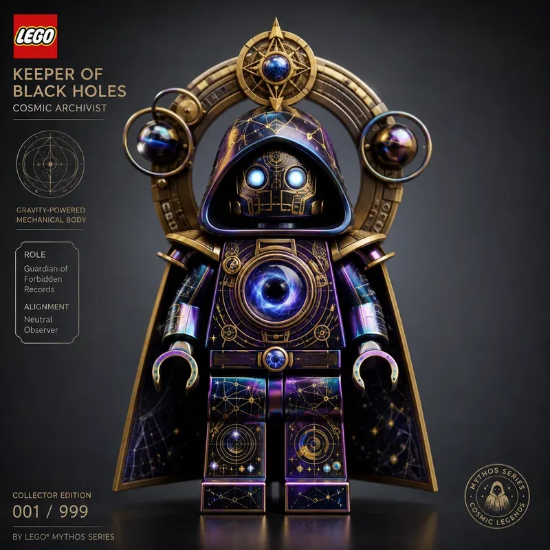 Cosmic Archivist Lego Droid Figure Sets