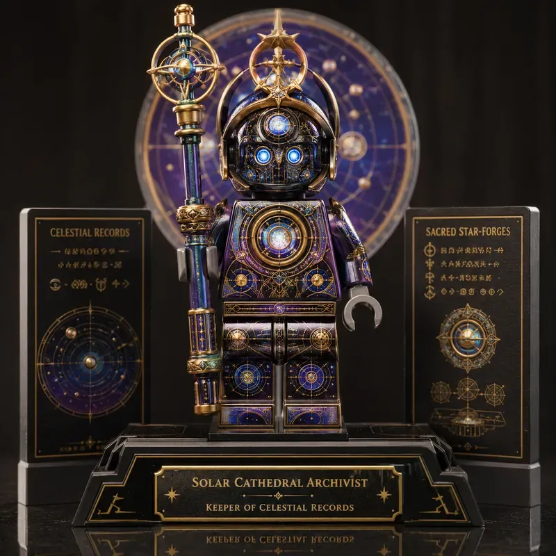 Cosmic Archivist Lego Droid Figure Sets