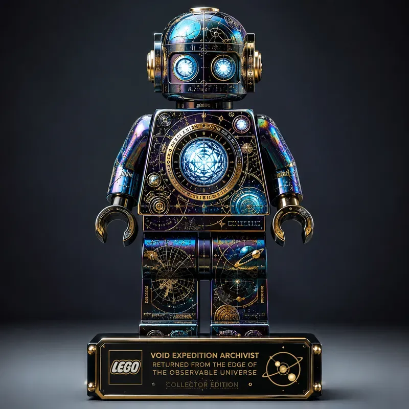 Cosmic Archivist Lego Droid Figure Sets