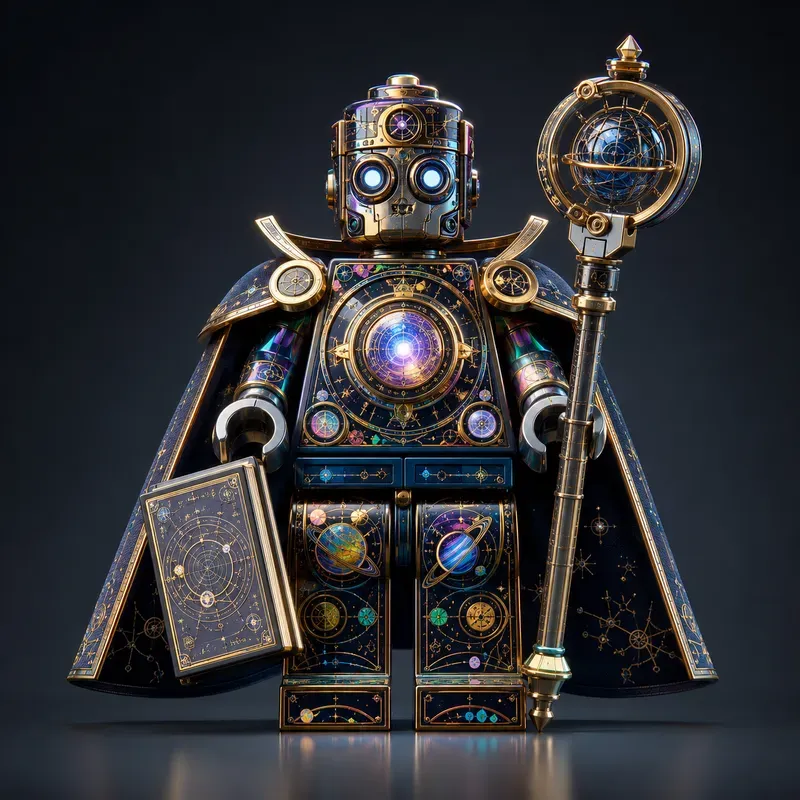 Cosmic Archivist Lego Droid Figure Sets