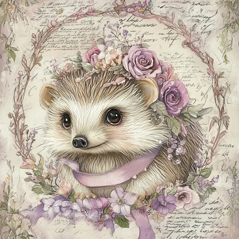 Whimsical Storybook Animal Portraits