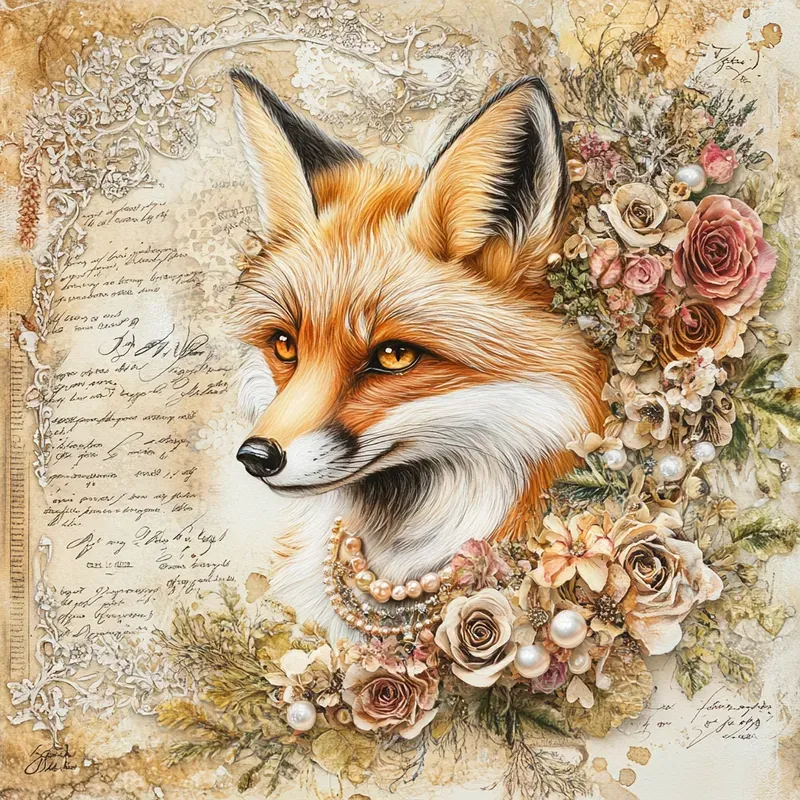 Whimsical Storybook Animal Portraits