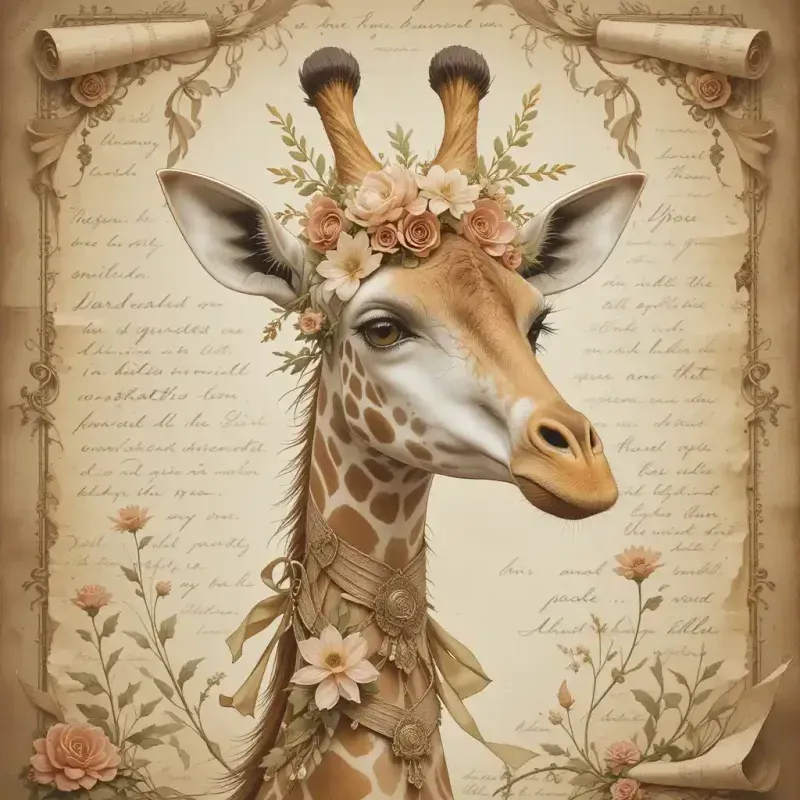 Whimsical Storybook Animal Portraits
