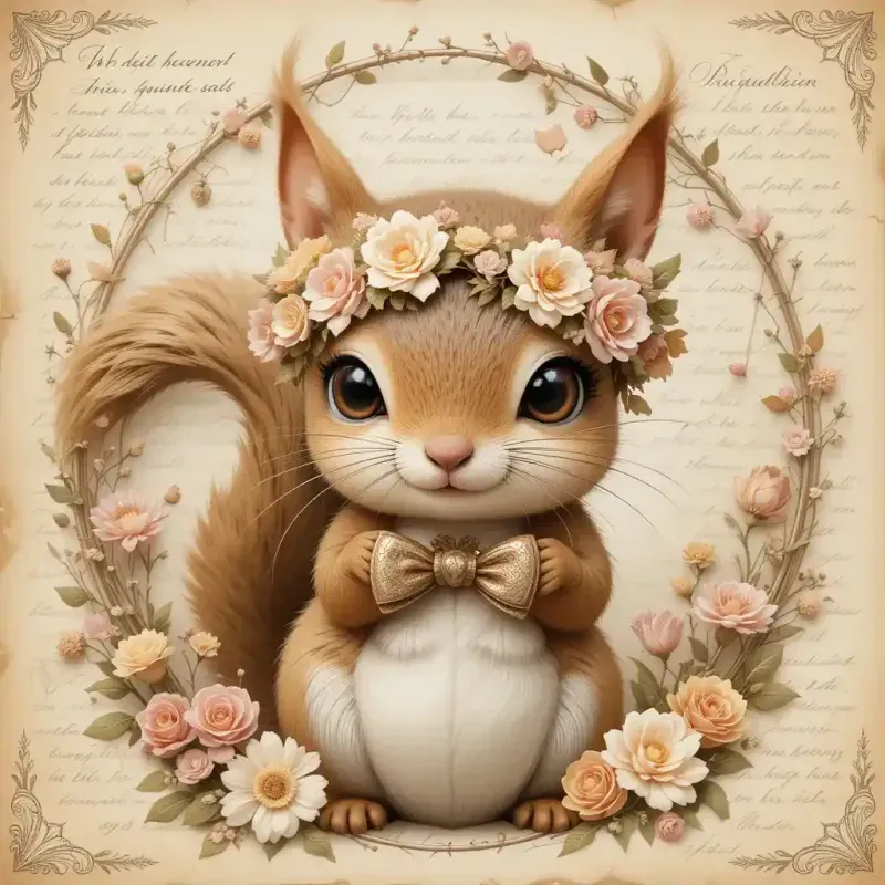 Whimsical Storybook Animal Portraits