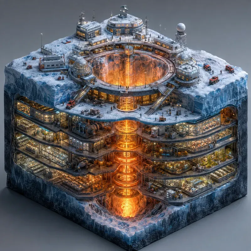 Isometric Layered World Dioramas