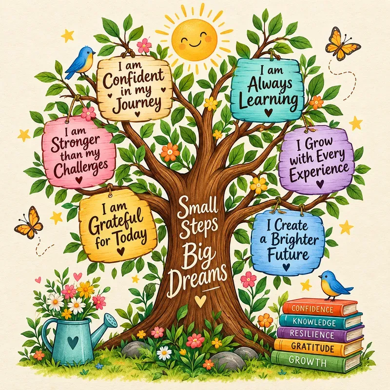 Whimsical Growth Mindset Art