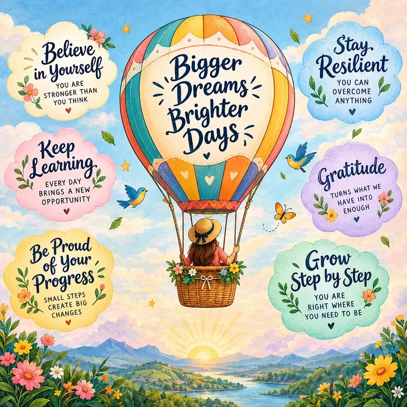 Whimsical Growth Mindset Art