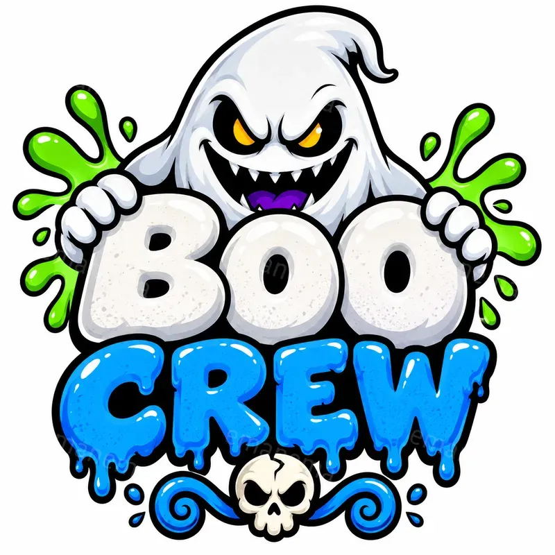 Halloween Slime Mascot Logo Makers
