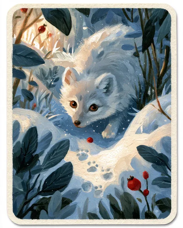Cozy Animal Habitat Cards