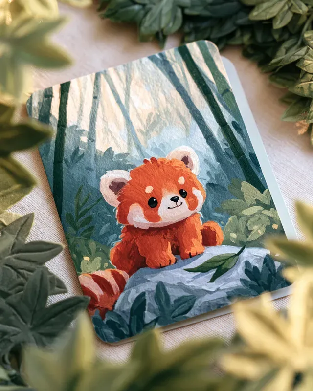 Cozy Animal Habitat Cards