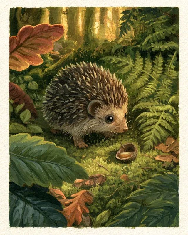 Cozy Animal Habitat Cards