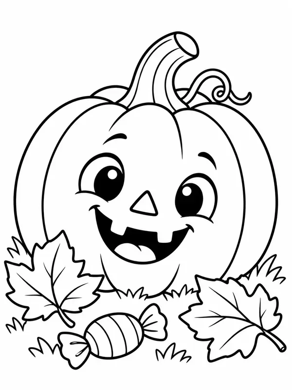 Halloween Coloring Book Pages