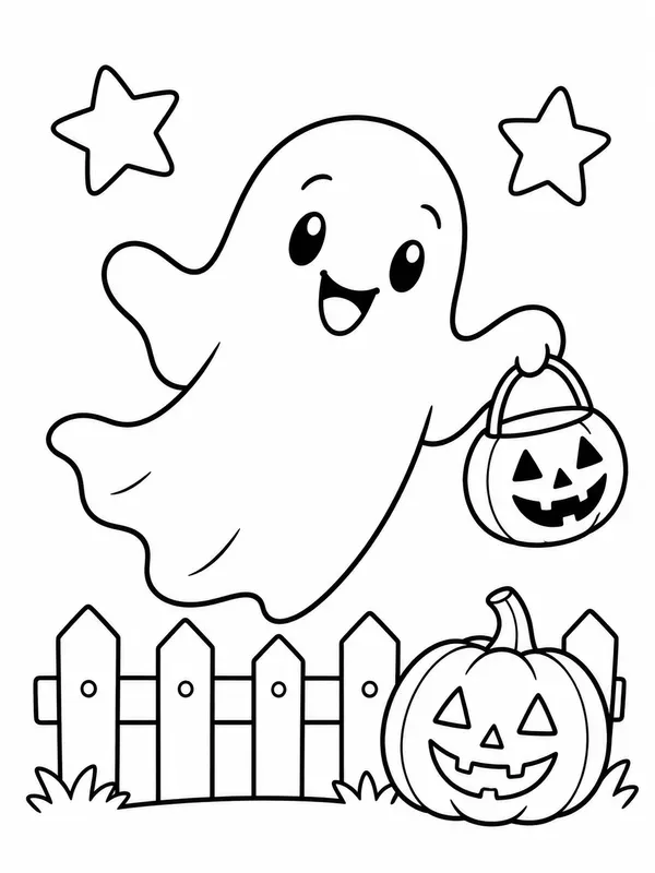 Halloween Coloring Book Pages