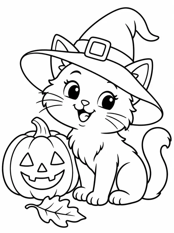 Halloween Coloring Book Pages