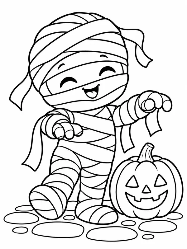 Halloween Coloring Book Pages