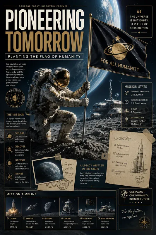 Vintage Scrapbook Infographic Creators