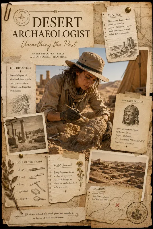 Vintage Scrapbook Infographic Creators