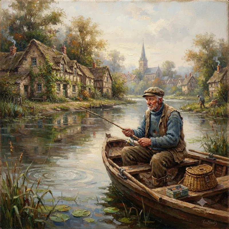 Everyday Life Scenes In Oil Paintings