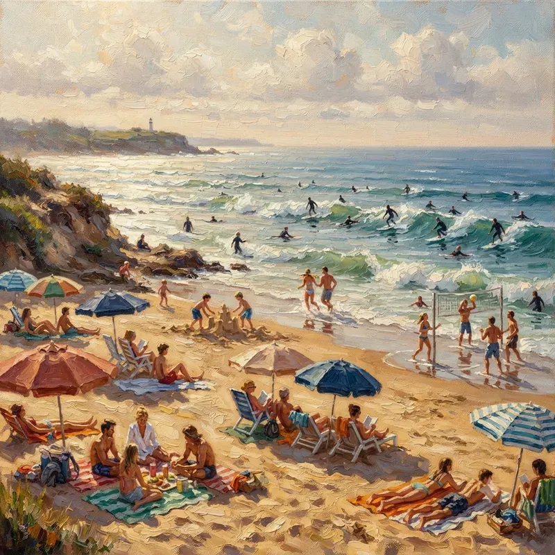 Everyday Life Scenes In Oil Paintings