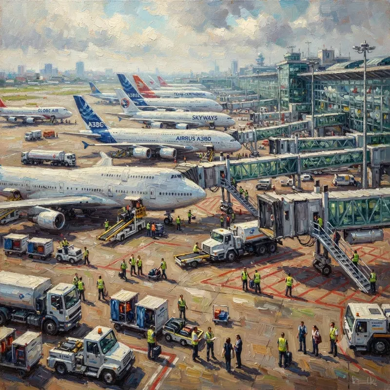 Everyday Life Scenes In Oil Paintings