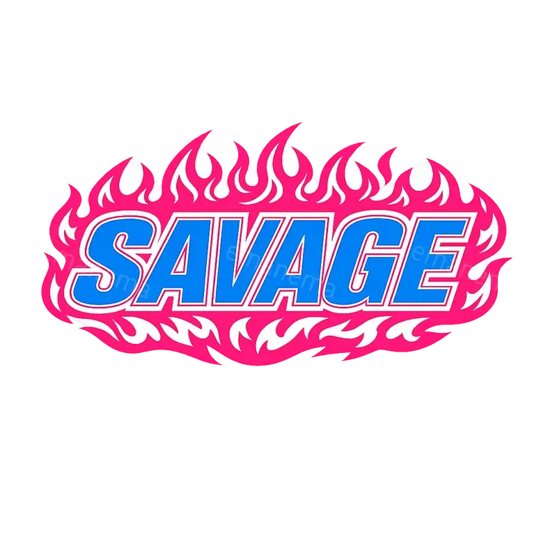 Cartoon Style Flames Texts For T Shirts