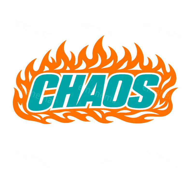 Cartoon Style Flames Texts For T Shirts