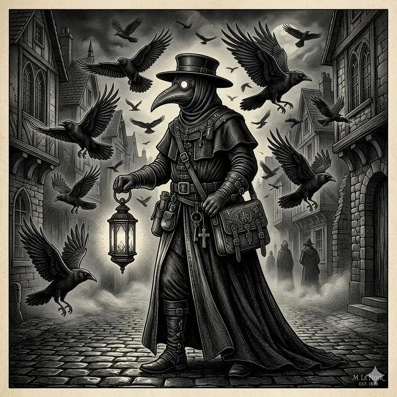 Victorian Gothic Ink Illustrations