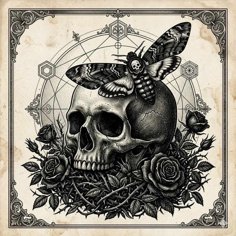 Victorian Gothic Ink Illustrations