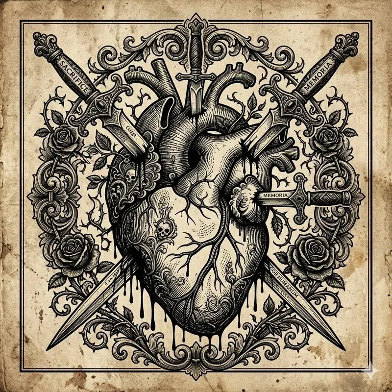 Victorian Gothic Ink Illustrations