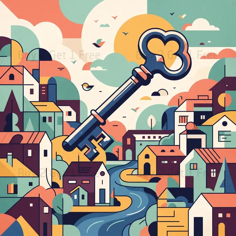 Geometric Story Prints