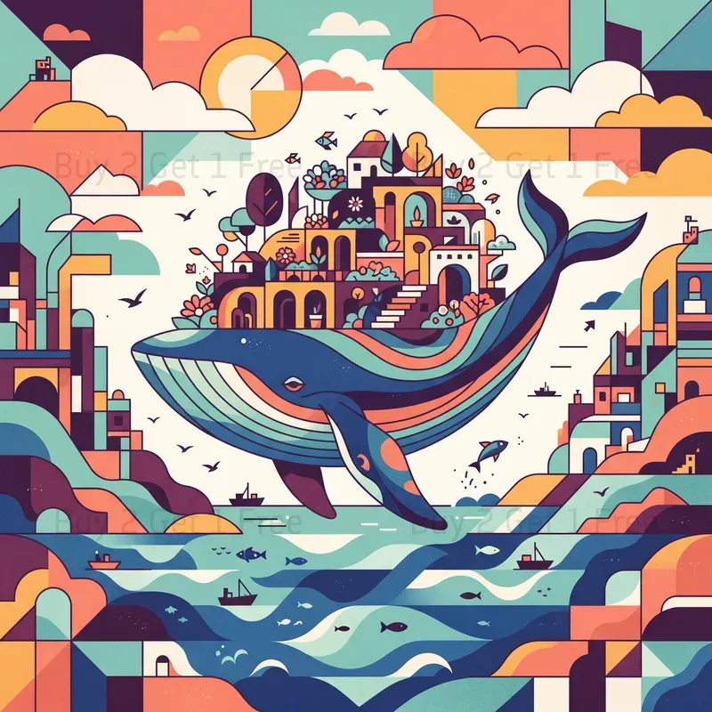Geometric Story Prints