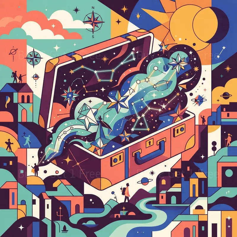 Geometric Story Prints