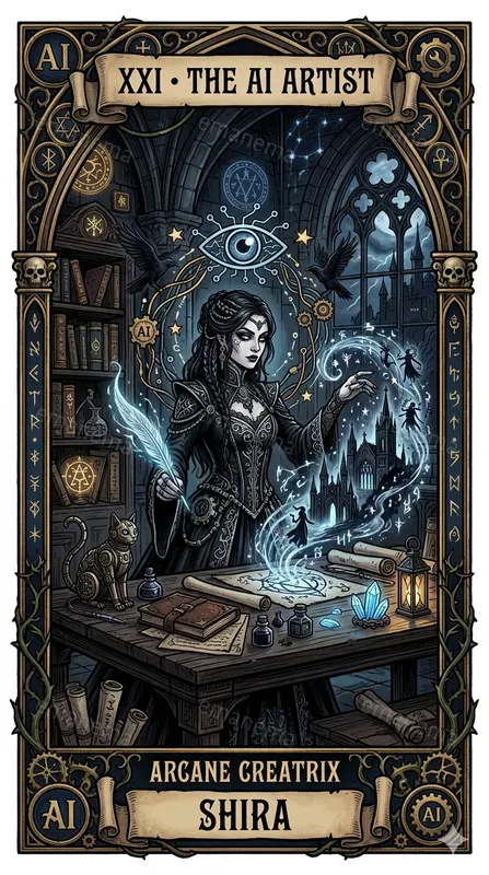 Dark Futuristic Tarot Cards
