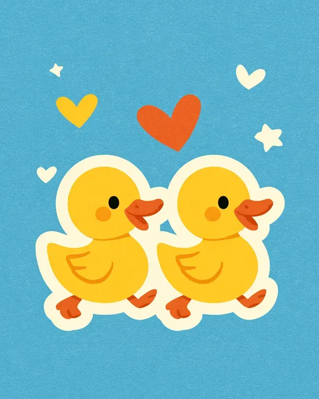 Kawaii Counting Sticker Cards