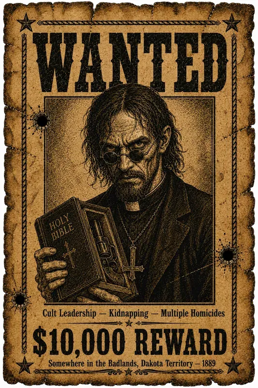 Vintage Wild West Wanted Posters