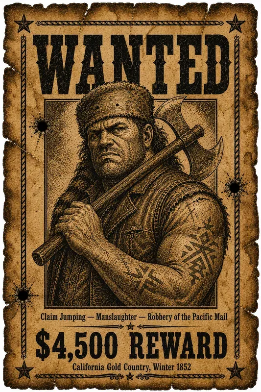 Vintage Wild West Wanted Posters