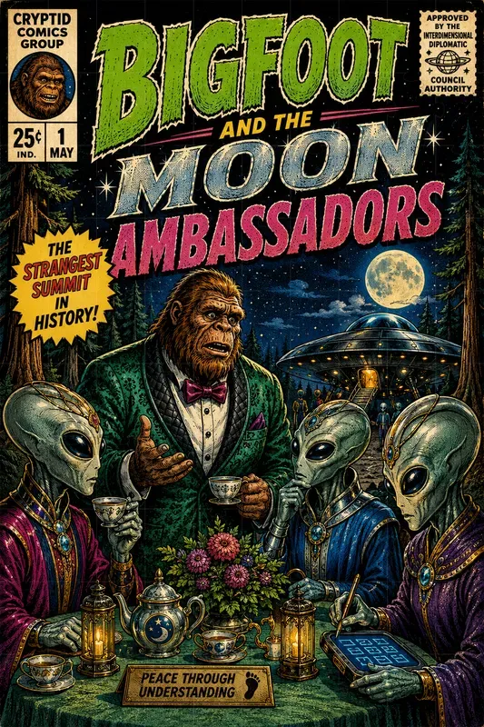 Retro Scifi Comic Covers