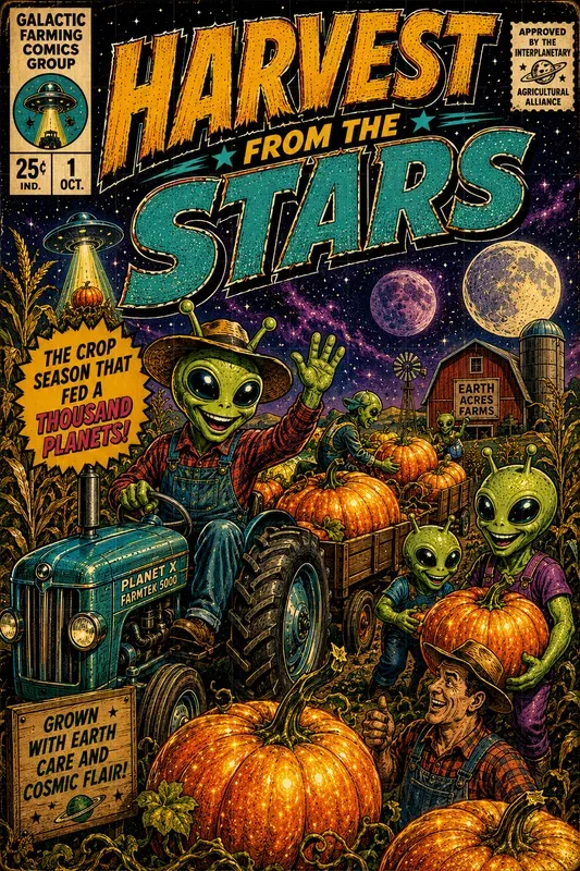Retro Scifi Comic Covers