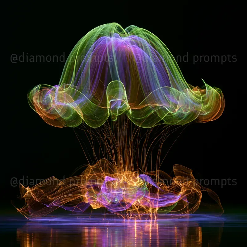 Neon Indoor Light Paintings